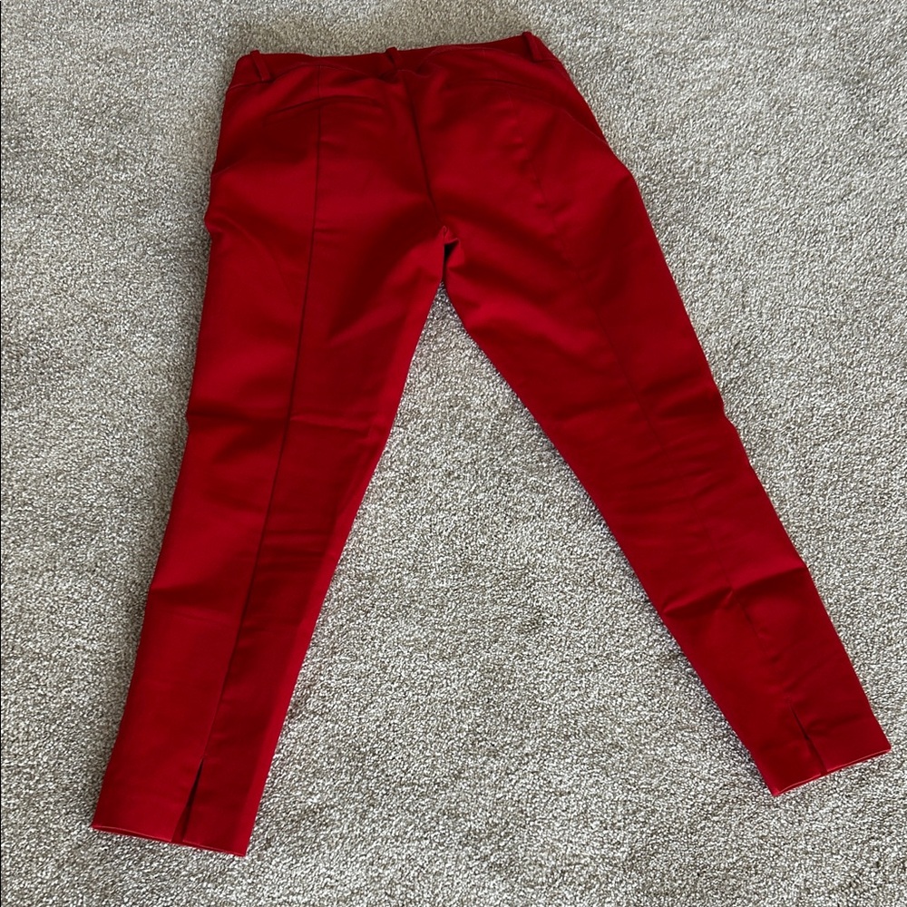 LOFT Curvy Skinny Bold Scarlet Trousers - Picture 4 of 5